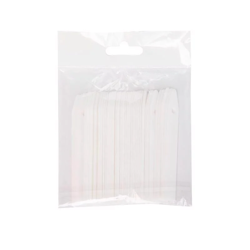 Panacea 4 in. H X 3.63 in. W X 0.5 in. D White Plastic Plant Label