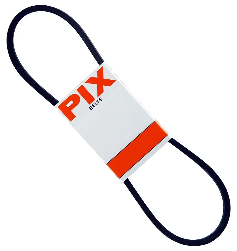 PIX B27/5L300 V-Belt, 30 in Outside Circumference, Molded Cog, 21/32 in W, 3/8 in Thick, Black