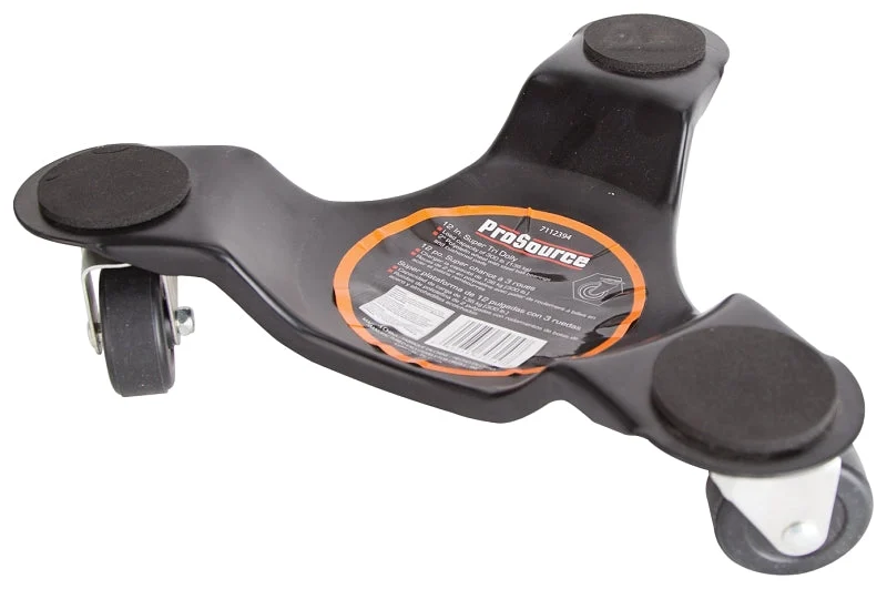 ProSource 3-TRI-12-PS Furniture Dolly, 300 lb, 2-5/8 in L, Steel Platform, Swivel Caster