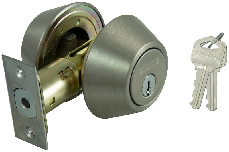 ProSource DBP2V-PS Keypad Lever Set, 3 Grade, Satin Nickel, 2-3/8 to 2-3/4 in Backset, KW1 Keyway, Pack of 3