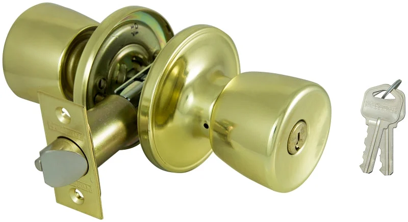 ProSource TS700V-PS Entry Knob, Brass, KW1, KA3 Keyway, 3 Grade, Pack of 3
