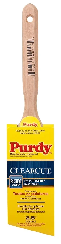Purdy 152125 Trim Brush, Nylon/Polyester Bristle, Fluted Handle