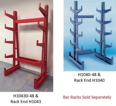 Rack Ends And Extra Arms For Heavy-Duty Bar Racks - H1044