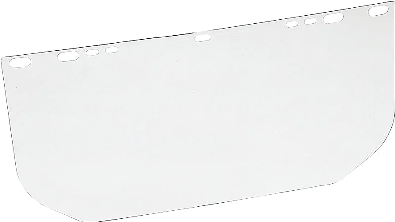 Safety Works 10107913 Adjustable Replacement Headgear Faceshield, Polycarbonate, Clear