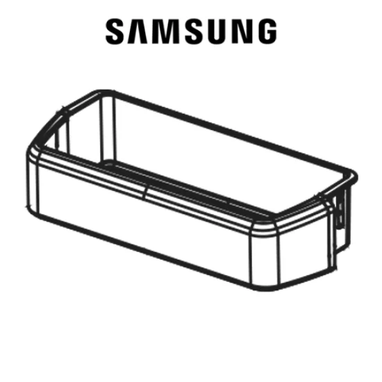 SAMSUNG Refrigerator Fridge Up Guard Door Shelf - DA63-03999A