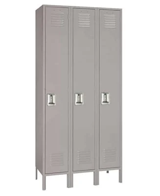 Single Tier Steel Lockers - H50423-GRAY