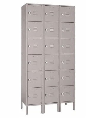 Six Tier Steel Lockers - H53323-GRAY