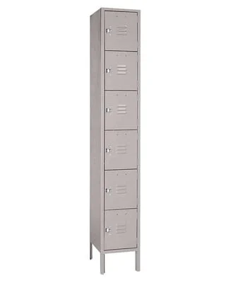 Six Tier Steel Lockers - H5362SU-GRAY
