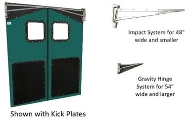 Spm Opaque Flexible Pvc Doors - HSPMGD8496-KP