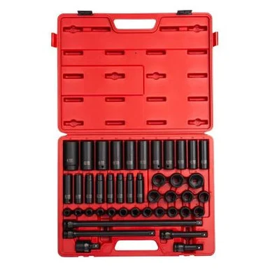 SUNEX 1/2" Drive 43 Piece Metric Master Impact Socket Se