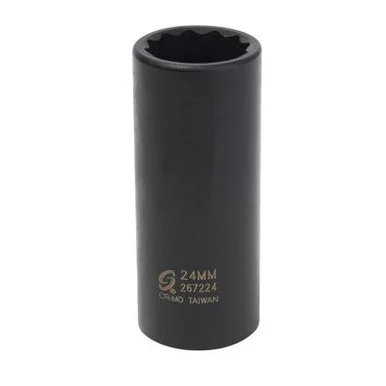 SUNEX 1/2 in. Drive 12-Point 24 mm Deep Imp