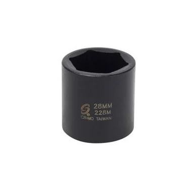 SUNEX 1/2 in. Drive 28 mm Impact Socket