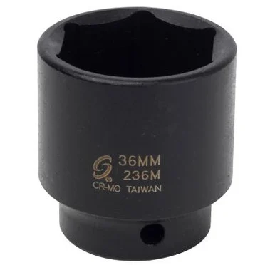 Sunex 1/2 in. Drive Impact Socket, 36 mm