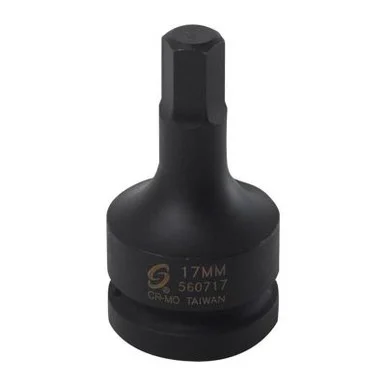 Sunex 1 in. Drive 17 mm Hex Drive Impact So