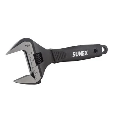 SUNEX 10 Inch Wide Jaw Adjustable Wrench 1-15/16 Inch (51mm)