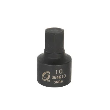 SUNEX 3/8" Dr. 10mm Stubby Hex Impact Driver
