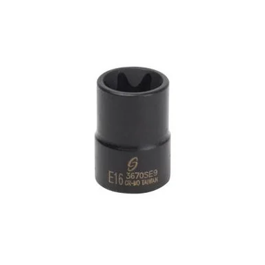 Sunex 3/8" Dr. External Star Impact Socket E16