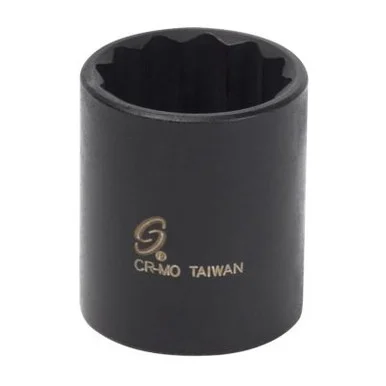 SUNEX 3/8 in. Drive 12-Point Impact Socket, - SUN318Z