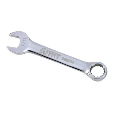 SUNEX 7/16 in. Fully Polished Stubby Combin