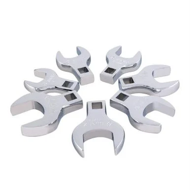 SUNEX 7 Piece 1/2" Dr. Jumbo SAE Crowfoot Wrench Set