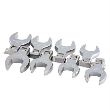 SUNEX 8 Pc. 1/2" Dr. Jumbo Metric Crowfoot Wrench Set