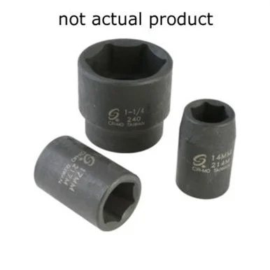 SUNEX Impact Socket, 1/2 in. Drive, 1-3/4 i
