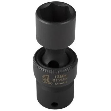 SUNEX SOC 12MM 1/4D IMP UNIV 6PT