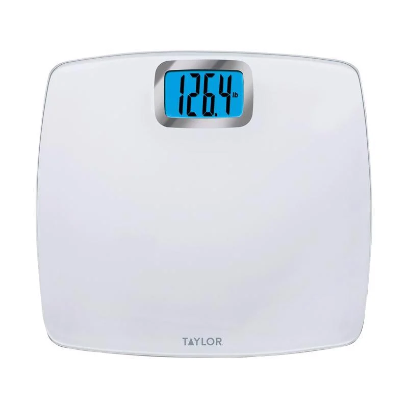 Taylor 440 lb Digital Bathroom Scale White