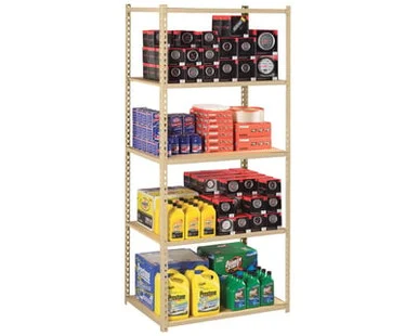 Tennsco Z-Line Light Duty Rivet Shelving - HZA7-4818S-5D