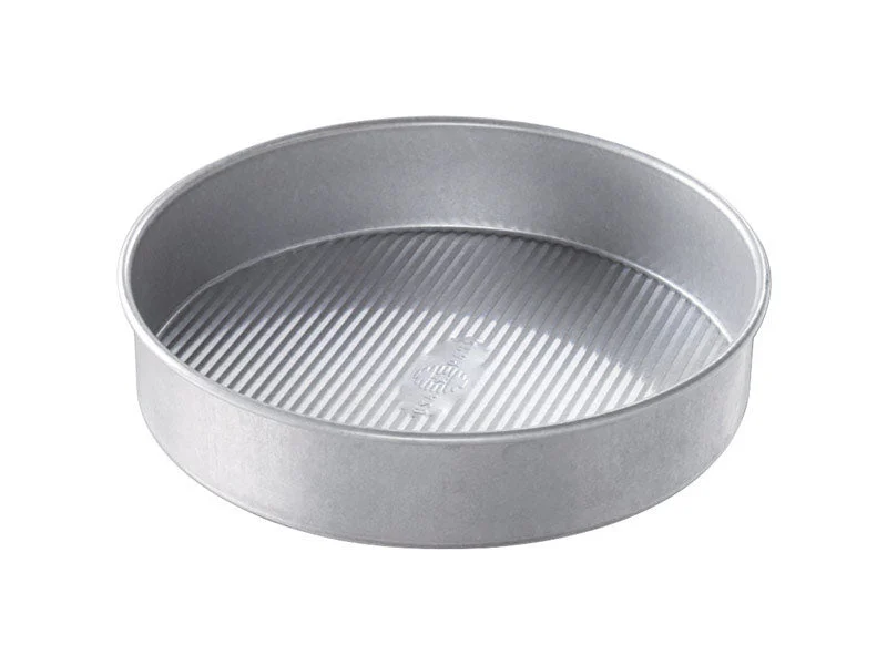USA Pan 9 in. W X 9 in. L Round Cake Pan Silver